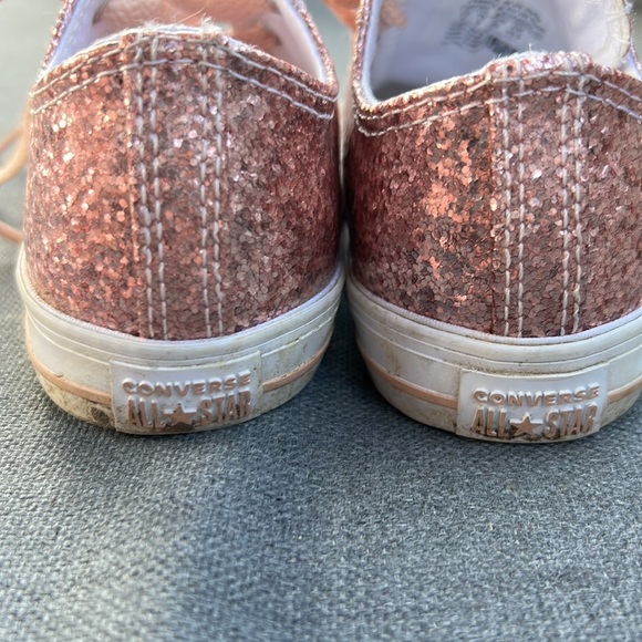 Sparkly Pink Converse - Picture 3 of 3